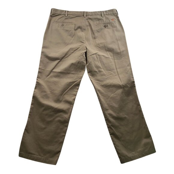 Dockers Mens D3 Classic Pants Size 40x32 Flat Front Khaki Straight Chino Casual - Picture 2 of 16
